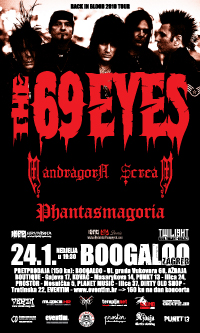 The 69 Eyes @ Boogaloo, Zagreb